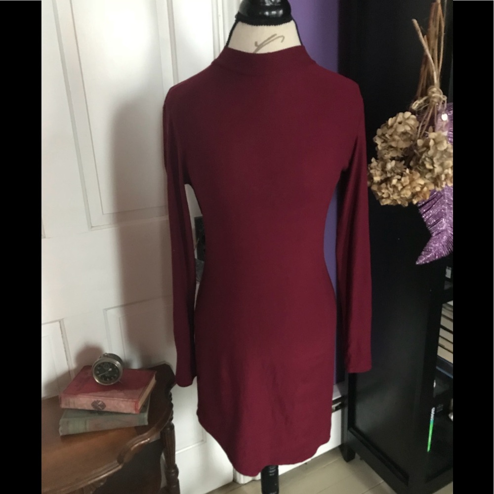 Super soft burgundy dress
